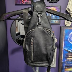 Antik Kraft Black Crossbody Bag